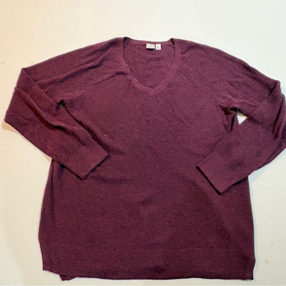 GAP Deep Purple Knit Sweater | Size Large
